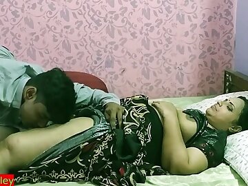 Indian hot teen fagged sex with his innocent sexy Bhabhi... Creampie on will not hear of face!! Thorough Indian hot sex